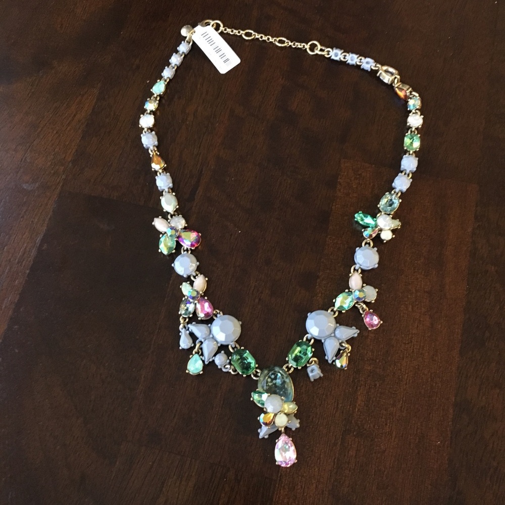 NWT J Crew teardrop pastiche collar necklace